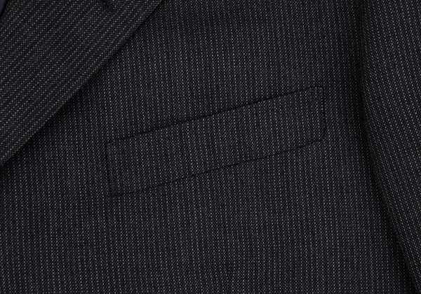 Yohji Yamamoto DURBAN A.A.R Wool Stripe 3B Jacket K-162158_008