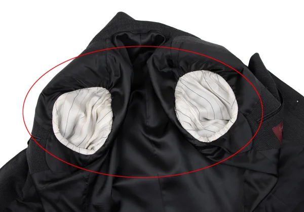 Yohji Yamamoto DURBAN A.A.R Wool Stripe 3B Jacket K-162158_016