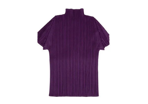 PLEATS PLEASE Pleated High Neck T-shirt K-162159_002
