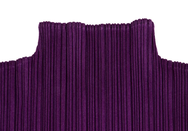 PLEATS PLEASE Pleated High Neck T-shirt K-162159_004