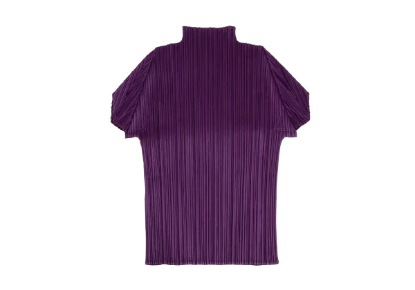 PLEATS PLEASE Pleated High Neck T-shirt K-162159_008