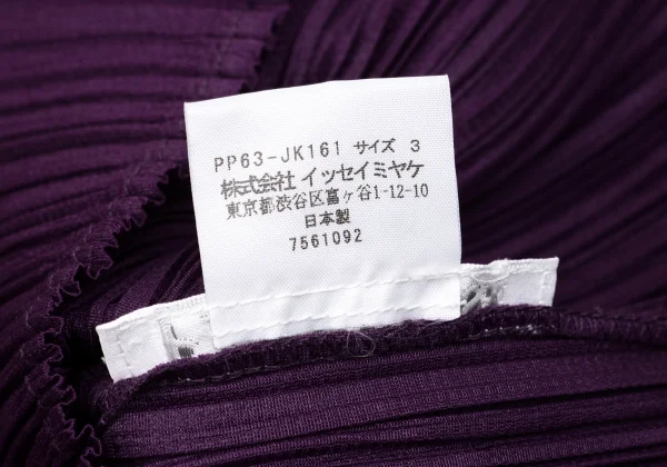PLEATS PLEASE Pleated High Neck T-shirt K-162159_010