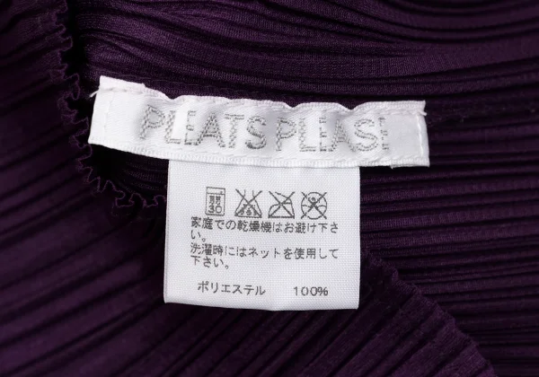 PLEATS PLEASE Pleated High Neck T-shirt K-162159_011