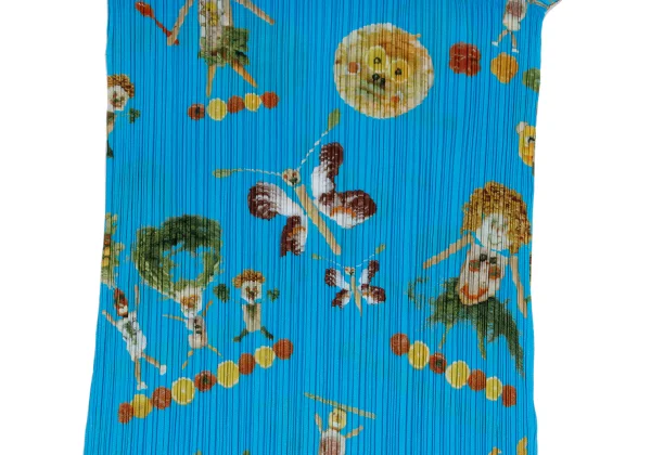 PLEATS PLEASE Vegetable Doll Printed Sleeveless Dress K-162160_007