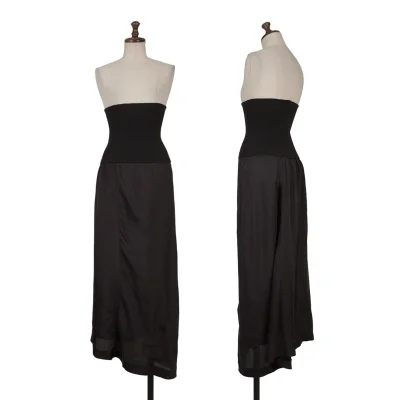 robe de chambre COMME des GARCONS High-waist Rib Switching Skirt