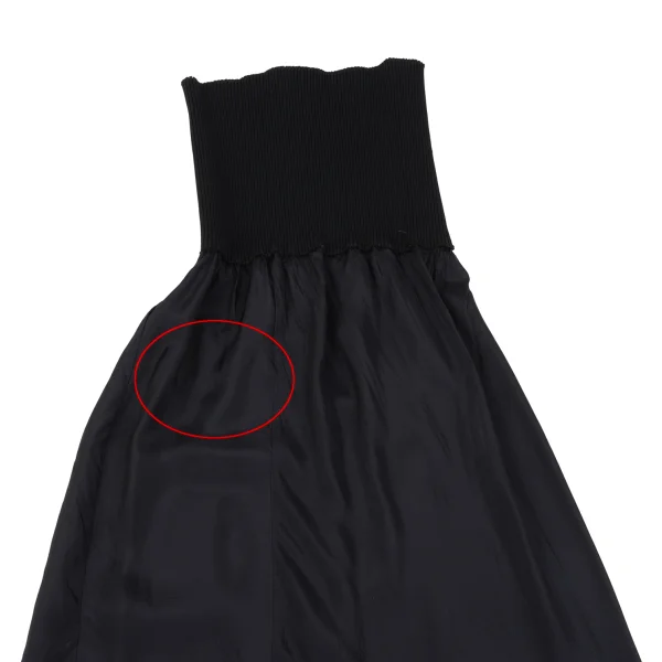 robe de chambre COMME des GARCONS High-waist Rib Switching Skirt K-162163_003