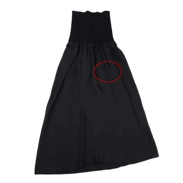 robe de chambre COMME des GARCONS High-waist Rib Switching Skirt K-162163_012