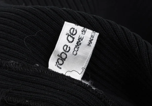 robe de chambre COMME des GARCONS High-waist Rib Switching Skirt K-162163_015