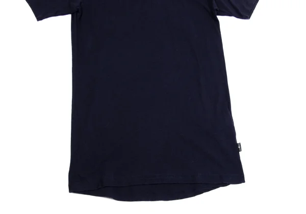 B Yohji Yamamoto Lyocell Cotton Cutting Neck Long T Shirt K-162165_007
