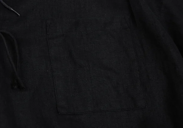 Yohji Yamamoto POUR HOMME Linen China Button Pullover Long Shirt K-162167_012
