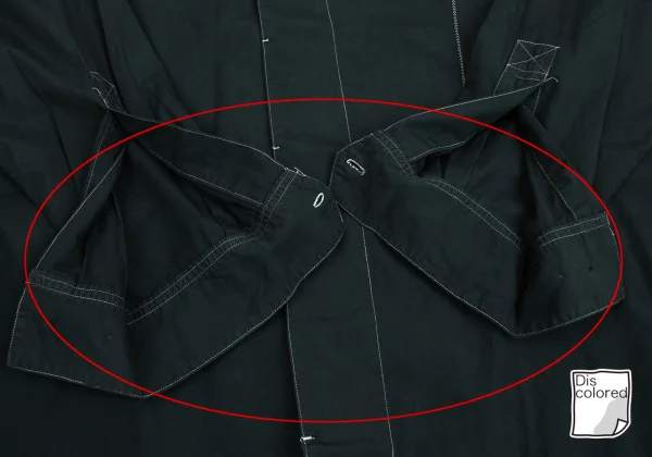 Yohji Yamamoto POUR HOMME Stitch Design Open Collar Shirt K-162168_012