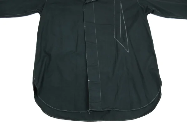 Yohji Yamamoto POUR HOMME Stitch Design Open Collar Shirt K-162168_013