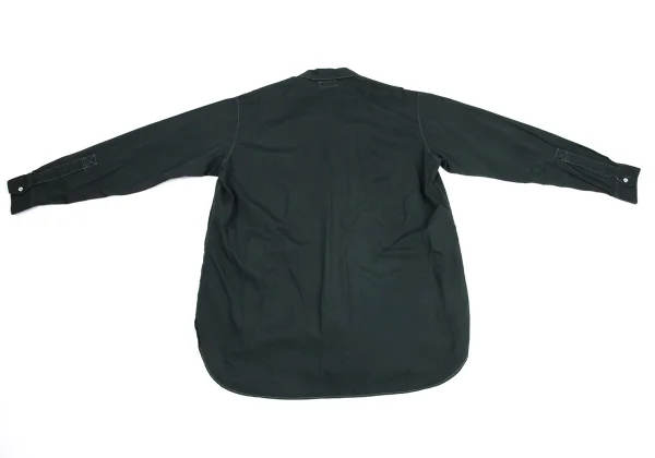 Yohji Yamamoto POUR HOMME Stitch Design Open Collar Shirt K-162168_018