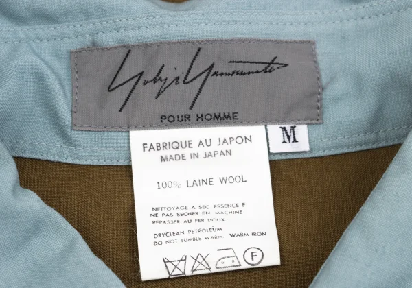 Yohji Yamamoto POUR HOMME Wool Gradation Shirt K-162169_015