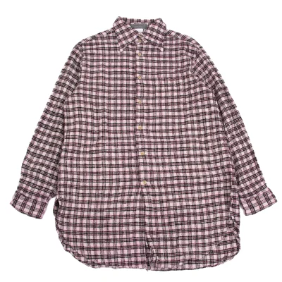 Yohji Yamamoto POUR HOMME Silk Tweed Check Shirt