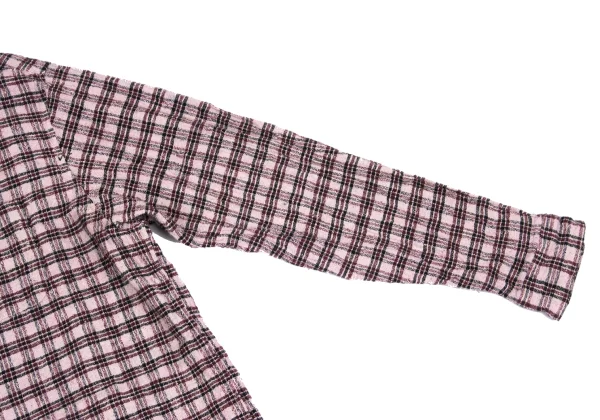 Yohji Yamamoto POUR HOMME Silk Tweed Check Shirt K-162170_006