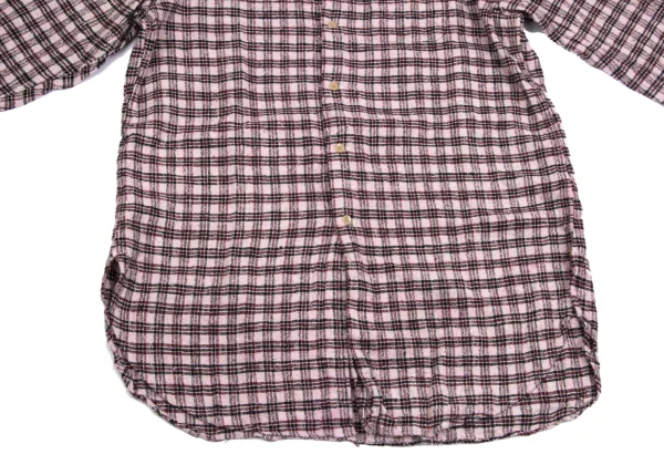 Yohji Yamamoto POUR HOMME Silk Tweed Check Shirt K-162170_008