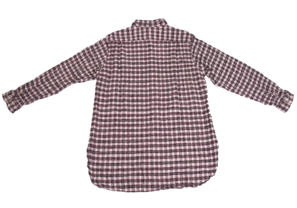 Yohji Yamamoto POUR HOMME Silk Tweed Check Shirt K-162170_010
