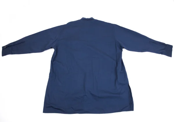 Yohji Yamamoto POUR HOMME Cotton Eyelet Button Pullover Long Shirt K-162171_017
