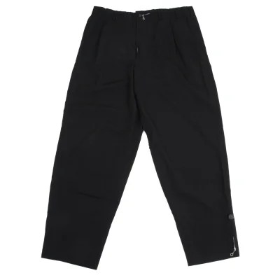 Yohji Yamamoto POUR HOMME Wool Gaba Ring Zip Tuck Pants