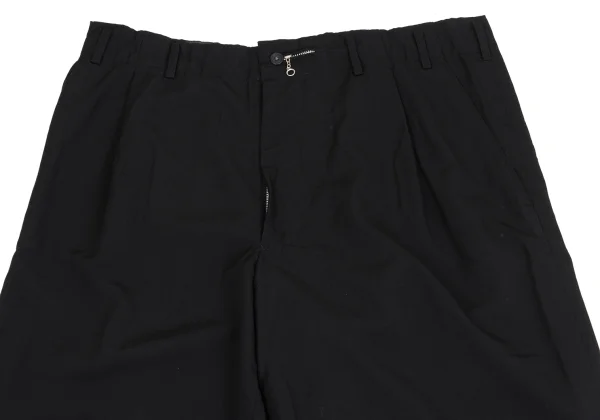 Yohji Yamamoto POUR HOMME Wool Gaba Ring Zip Tuck Pants K-162172_002
