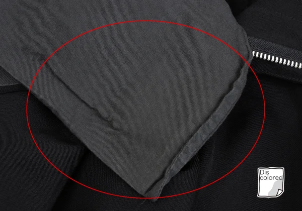 Yohji Yamamoto POUR HOMME Wool Gaba Ring Zip Tuck Pants K-162172_008