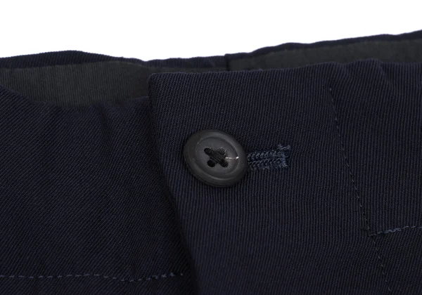 Yohji Yamamoto POUR HOMME Wool Gaba Embroidery Design Tuck Pants K-162173_003