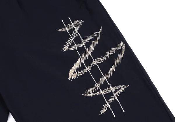 Yohji Yamamoto POUR HOMME Wool Gaba Embroidery Design Tuck Pants K-162173_007