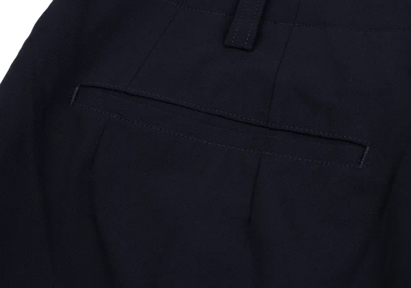 Yohji Yamamoto POUR HOMME Wool Gaba Embroidery Design Tuck Pants K-162173_012