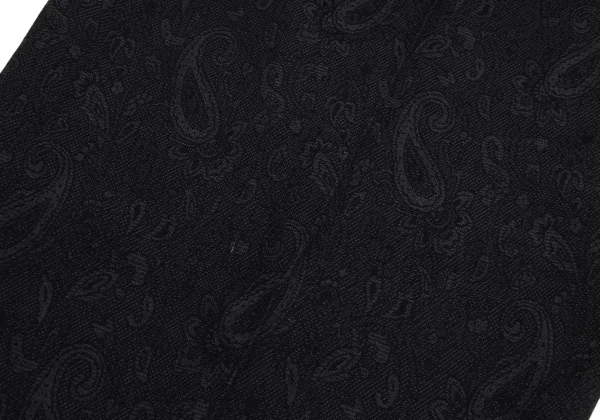 Yohji Yamamoto POUR HOMME Cotton Waist Cord Paisley Jacquard Wide Pants K-162176_009