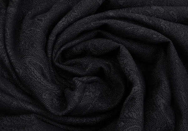 Yohji Yamamoto POUR HOMME Cotton Waist Cord Paisley Jacquard Wide Pants K-162176_010