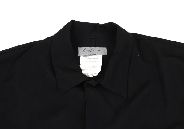 Yohji Yamamoto POUR HOMME Wool Pintuck Pocket Jacket K-162180_003