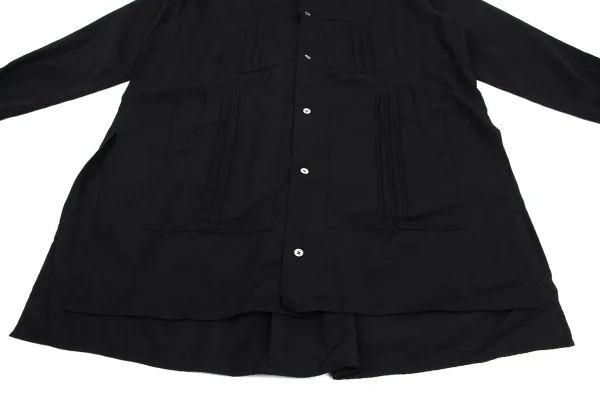 Yohji Yamamoto POUR HOMME Wool Pintuck Pocket Jacket K-162180_008