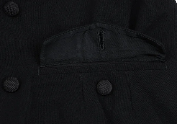 Yohji Yamamoto POUR HOMME Wool Gaba Lapel Switching Check Button Jacket K-162181_009