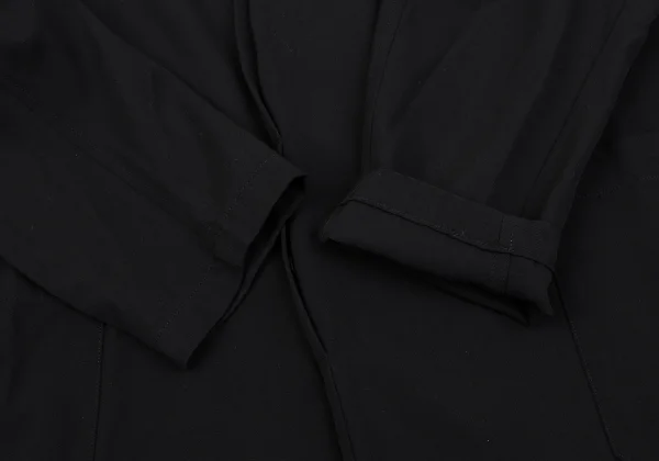 Yohji Yamamoto POUR HOMME Wool Gaba Chrysanthemum Clear Button Fly Jacket K-162183_005