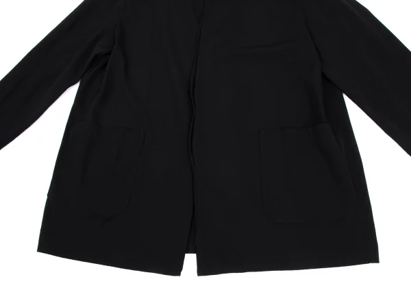 Yohji Yamamoto POUR HOMME Wool Gaba Chrysanthemum Clear Button Fly Jacket K-162183_006