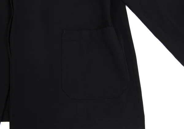 Yohji Yamamoto POUR HOMME Wool Gaba Chrysanthemum Clear Button Fly Jacket K-162183_007