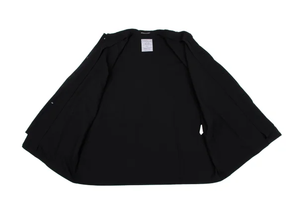 Yohji Yamamoto POUR HOMME Wool Gaba Chrysanthemum Clear Button Fly Jacket K-162183_010