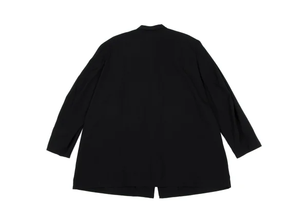 Yohji Yamamoto POUR HOMME Wool Gaba Chrysanthemum Clear Button Fly Jacket K-162183_011