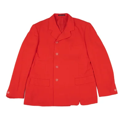 Yohji Yamamoto POUR HOMME Chrysanthemum Button Round Lapel Jacket