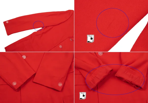 Yohji Yamamoto POUR HOMME Chrysanthemum Button Round Lapel Jacket K-162184_008