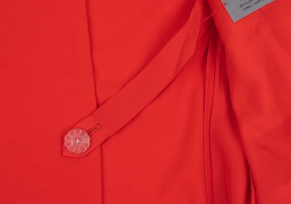 Yohji Yamamoto POUR HOMME Chrysanthemum Button Round Lapel Jacket K-162184_015