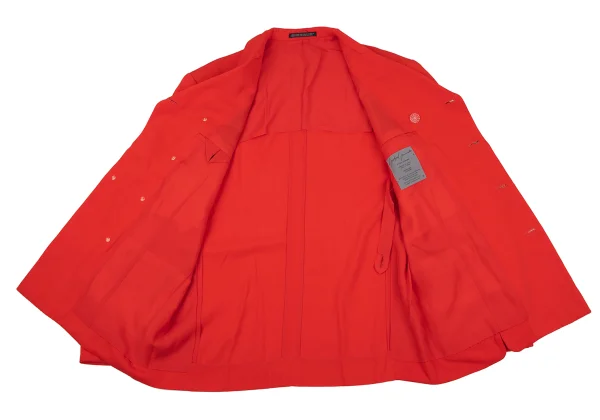 Yohji Yamamoto POUR HOMME Chrysanthemum Button Round Lapel Jacket K-162184_016