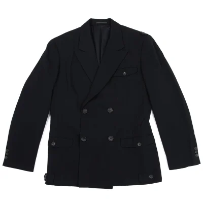 Yohji Yamamoto POUR HOMME Epaulette Peak Lapel Double Jacket
