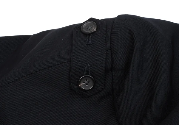 Yohji Yamamoto POUR HOMME Epaulette Peak Lapel Double Jacket K-162185_004