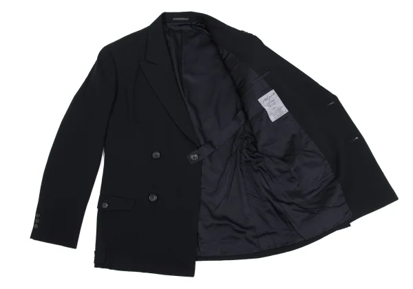 Yohji Yamamoto POUR HOMME Epaulette Peak Lapel Double Jacket K-162185_012