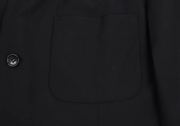 Yohji Yamamoto POUR HOMME Velour Floral Patch Wool Jacket K-162186_008