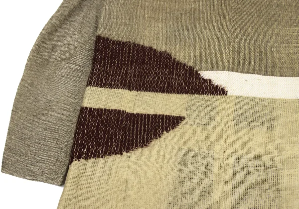 Yohji Yamamoto POUR HOMME Jute Blend Tweed Patchwork Jacket K-162187_014
