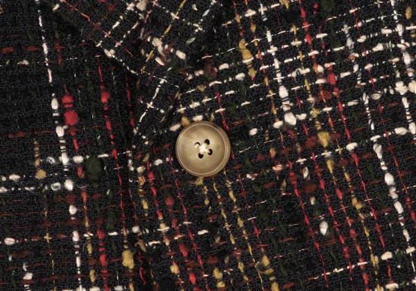 Yohji Yamamoto POUR HOMME Silk Linen Tweed Notch Lapel Jacket K-162188_006