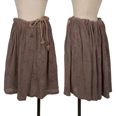 Worlds End Vivienne Westwood Cotton Mesh Wide Knit Skirt